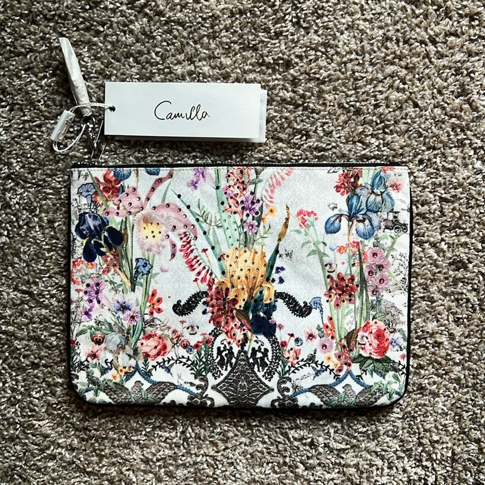 Camilla True Romance Canvas Clutch Bag